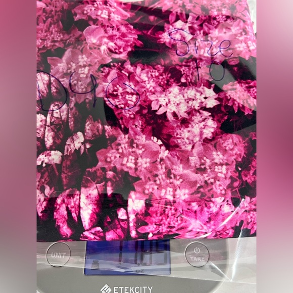 Michael Kors Women's Kew Gardens Pink Floral Shift Mini Dress Pink Size 10 - Picture 9 of 10